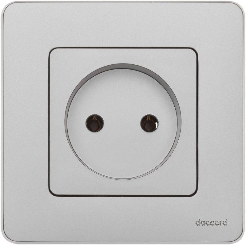 Розетка 1-м СП Inspiria 16А IP20 250В 2P механизм алюм. IEK 673712