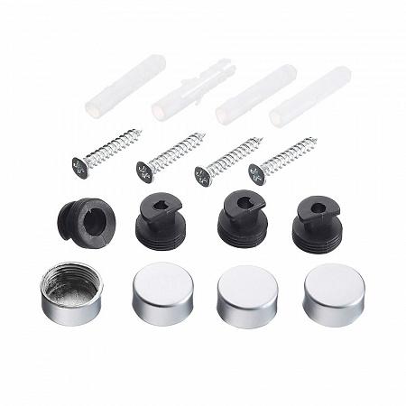 Зеркалодержатель d17мм без сверления хром матов. (уп.4шт) Tech-Krep/Zitar 112588