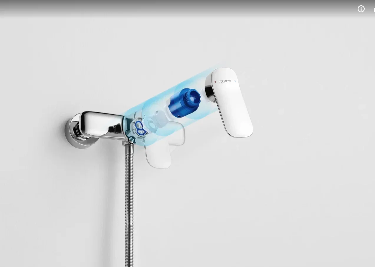 Смеситель для душа Arrow AG35ACP, хром