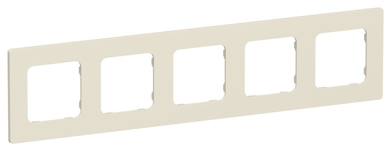 Рамка 5-м СП FLITE РУ-5-К-ФлСл сливочный IEK FI-M52-32-20-K86