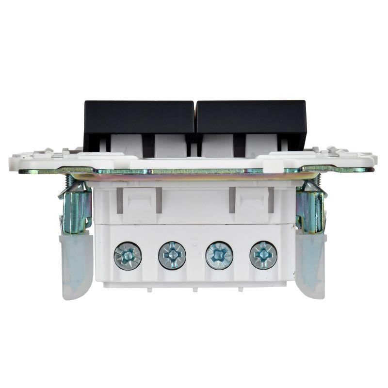 Выключатель перекрестный 2-кл. SKANDY 10А SK-V06G графит IEK SK-V23-0-10-K53