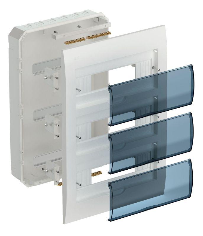 Корпус встраиваемый ЩРВ-П-36 Krepta 3 IP41 пластик. бел. IEK MKP12-V-36-40-05