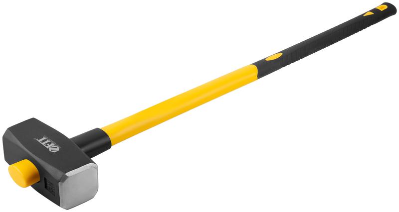 Кувалда кованая 900мм 6кг фибергласовая обратная усилен. ручка FIT 45246