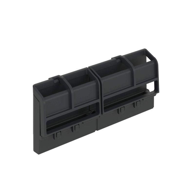 Держатель шинный FRAME 162мм 4 сегмента до 20 полюсов (для всех щитков) черн. DKC F08BBHU1