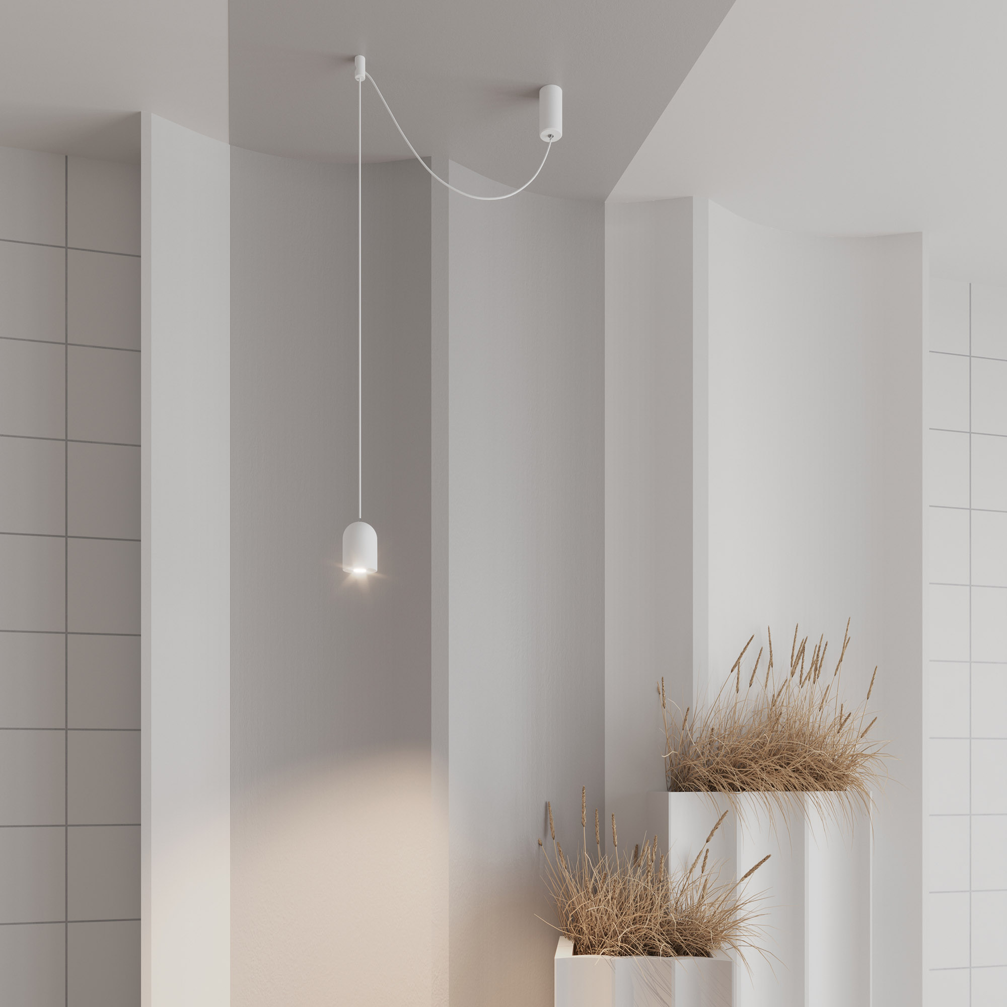 Светильник SP-ELEMENTA-CONE-R83-9W Day4000 (WH, 39 deg, 230V) (, IP40 Металл, 3 года)