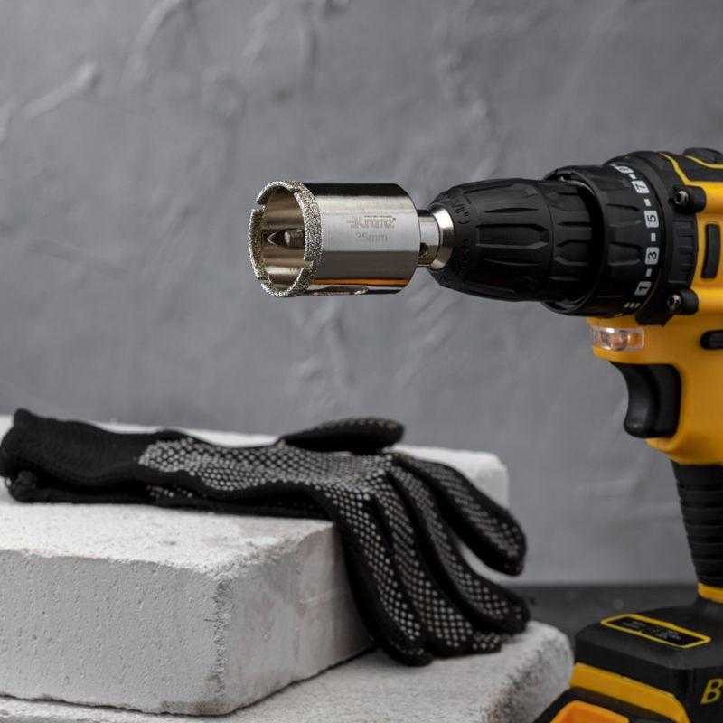 Коронка алмазная 32мм по керамограниту с центровочным сверлом Kranz KR-92-0026