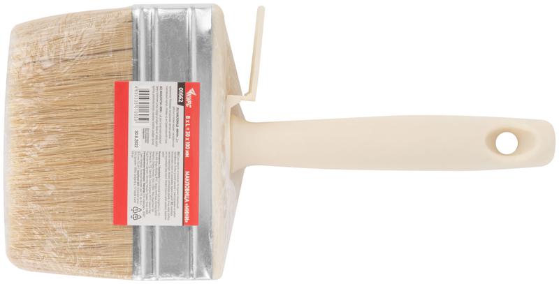 Макловица "мини" 30х100мм натур. свет. щетина пластик. корпус КУРС 01662