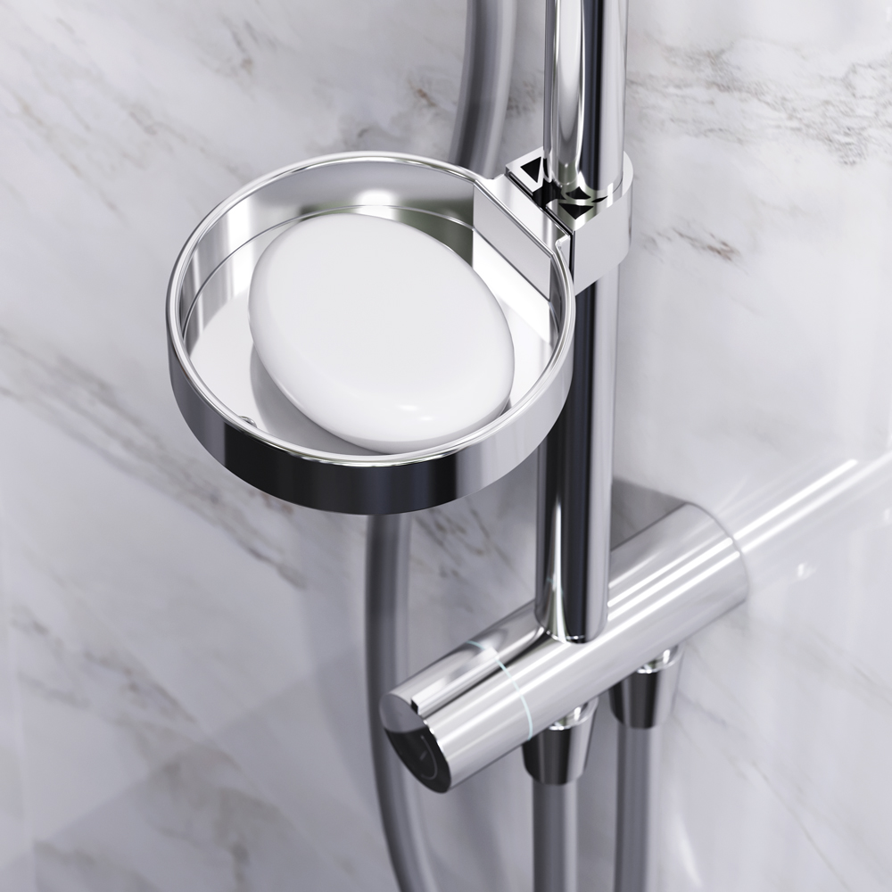 F0780064 Like душевая система, верхний душ 250 мм, ручной душ 120 мм, 3 функции, хром, шт.