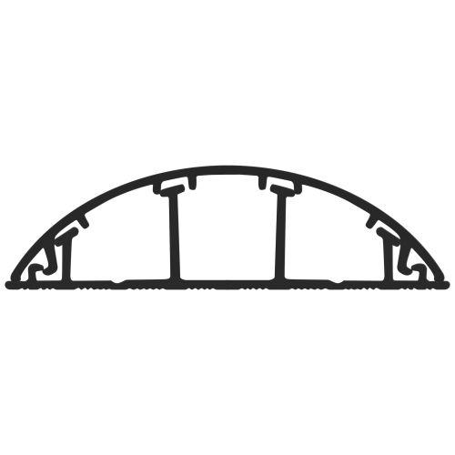 Кабель-канал 70х16 L2000 напольный черн. RAL 9004 KK-70-16-FB Эра Б0061693