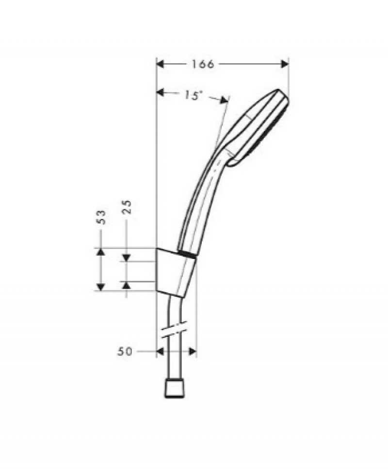 Душевой гарнитур Hansgrohe Croma 100 Multi 27593000