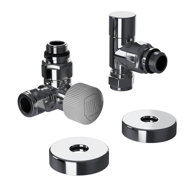Набор термостатический трехосевой Design Pro 15мм М30х1.5 хром Royal Thermo НС-1646646