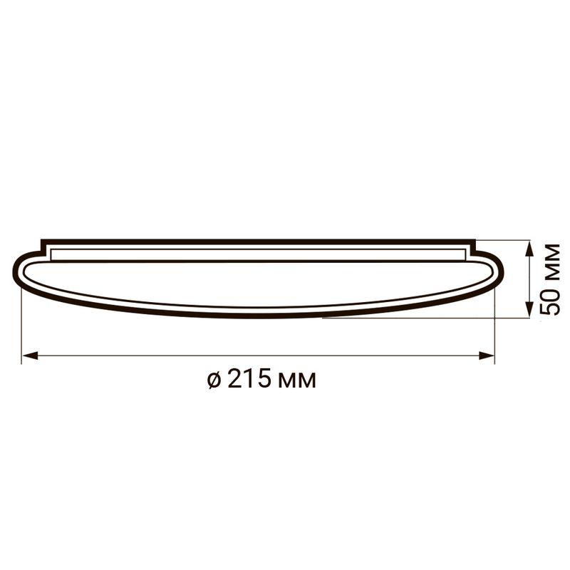 Светильник светодиодный декоративный PPB Starway-2 12Вт 4000К IP20 d215х50 настенно-потолочный бытовой JazzWay 5025455