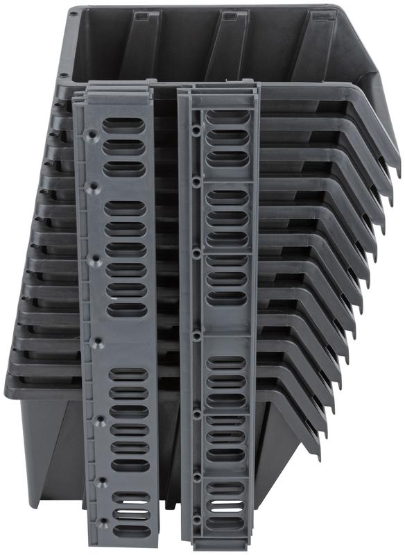 Набор лотков для крепежа (12шт лотков 225х125х125мм+6шт планок) черн. MOS 65702М