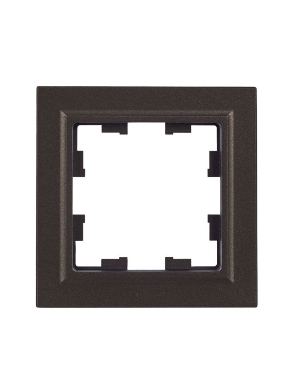 Рамка 1-м BRITE РУ-1-БрТБ бронза IEK BR-M12-K45