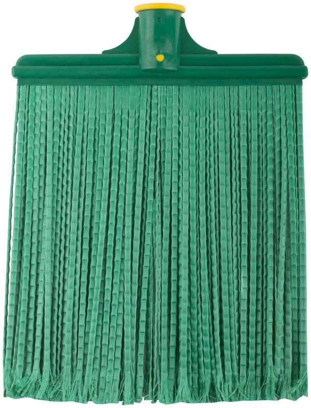 Метла плоская №1 260х330мм посадочный d25мм мягкая пластик. КУРС 68068