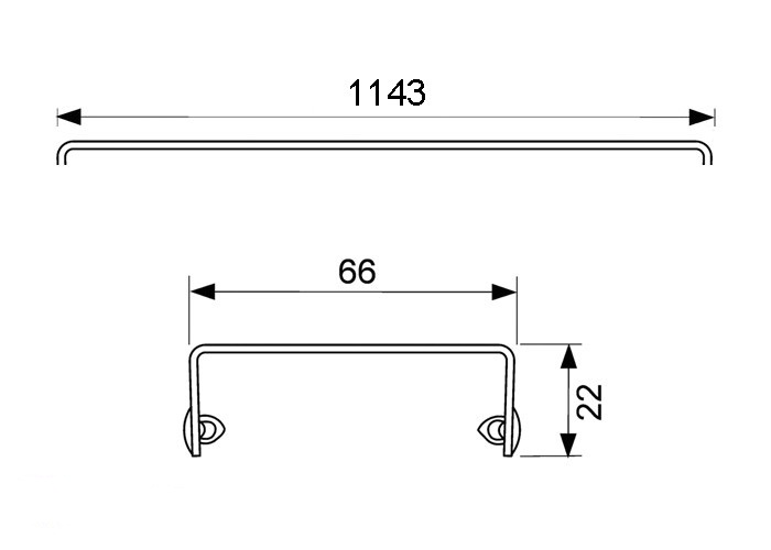 Декоративная решетка TECE drain line organic 601260 для душевого лотка 120 см