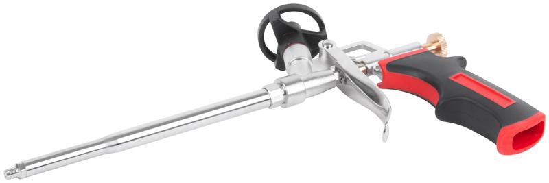 Пистолет для монтажной пены прорезиненная ручка тефлоновое покрытие клапана FIT 14275