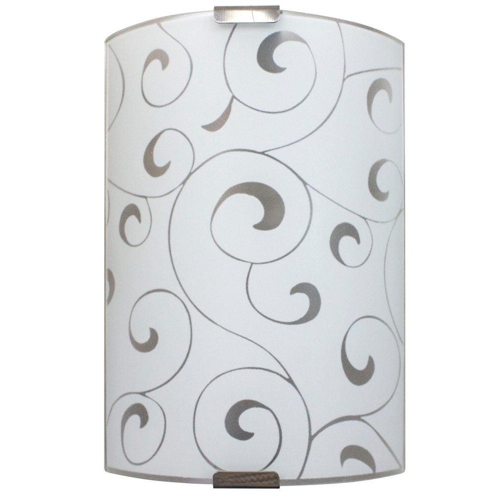 Светильник НББ-21-60 М21 Морокко 150х220 матовый белый/клипсы штамп металлик индивидуальная упаковка