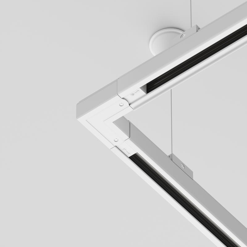 Коннектор угловой внутр. Trinity бел. Voltega TRA-VGL005CL-31W-R