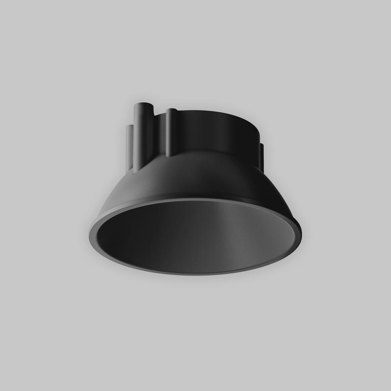 Рамка-отражатель декоративная для светильников Alfa LED черн. Maytoni Ring8-10W-RD-B
