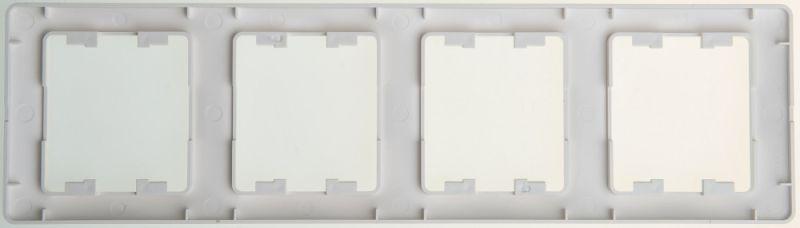 Рамка 4-м Glossa вертикал. перламутр SE GSL000608