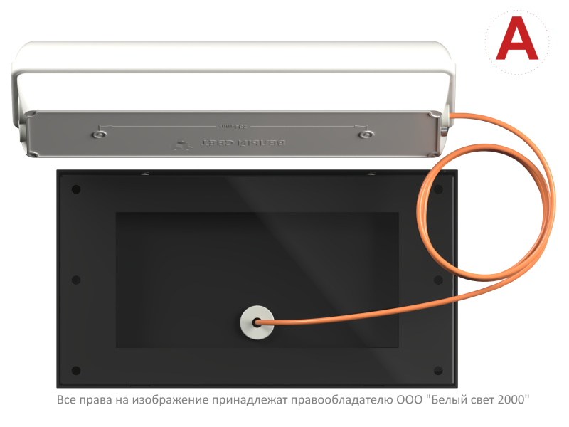 Светильник аварийный BS-CUSTOS-53-L2-STABILAR3-AUTOTEST V01 4000К Black Белый свет a32390