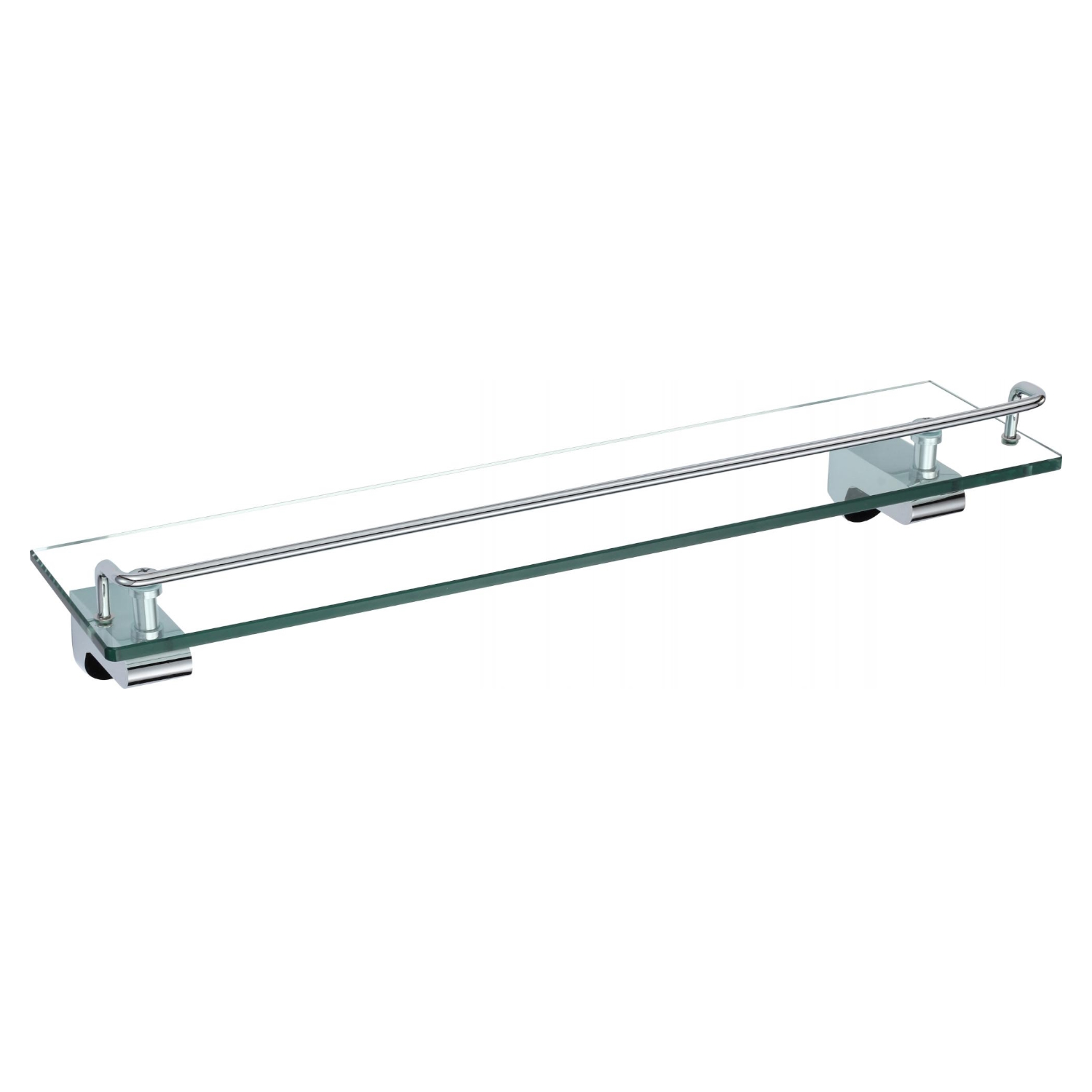 Полка стеклянная Savol S-007391, хром