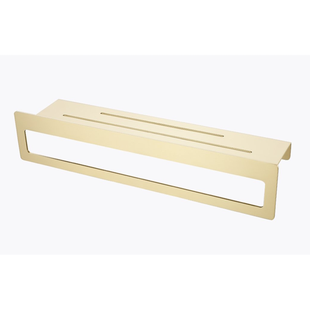 Полка с держателем полотенец Raglo R340.04.03, золотой сатин