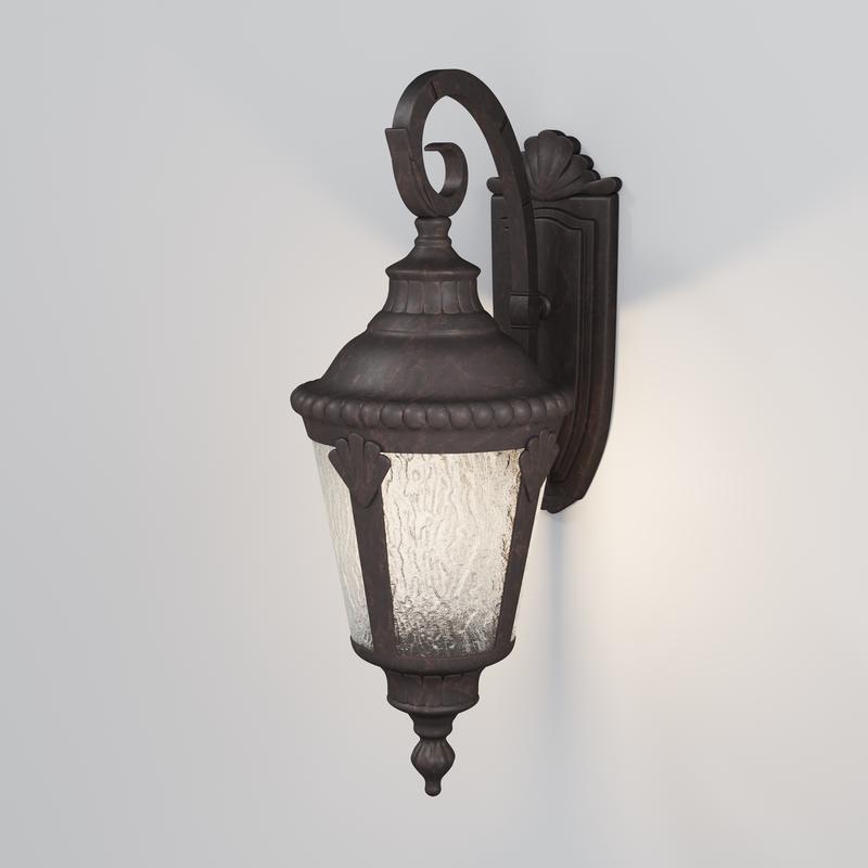 Светильник Goiri 1х60Вт E27 IP44 бра настен. Maytoni O029WL-01BZ