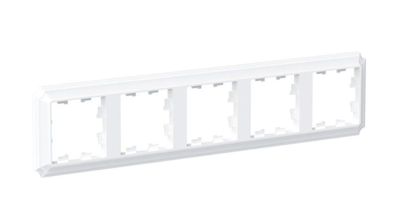 Рамка 5-м AtlasDesign Antique универс. бел. SE ATN100105