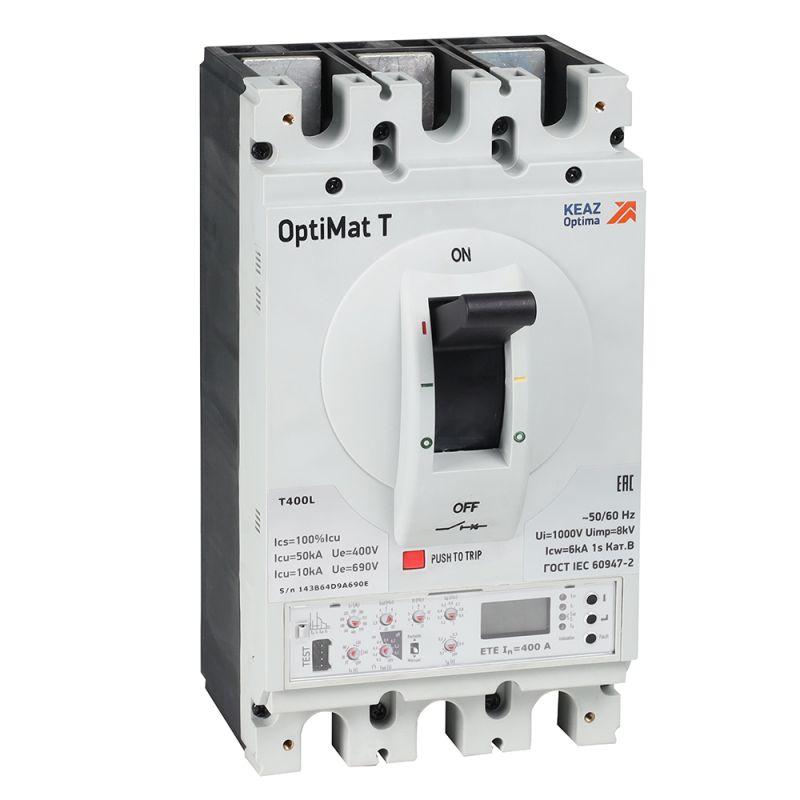 Выключатель автоматический OptiMat T630L ETE 630A 3P КЭАЗ 355927