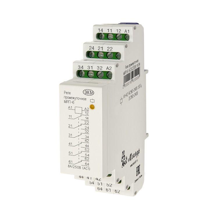 Реле промежуточное МРП-6 AC110В УХЛ4 (спец.) Меандр A8302-16934090