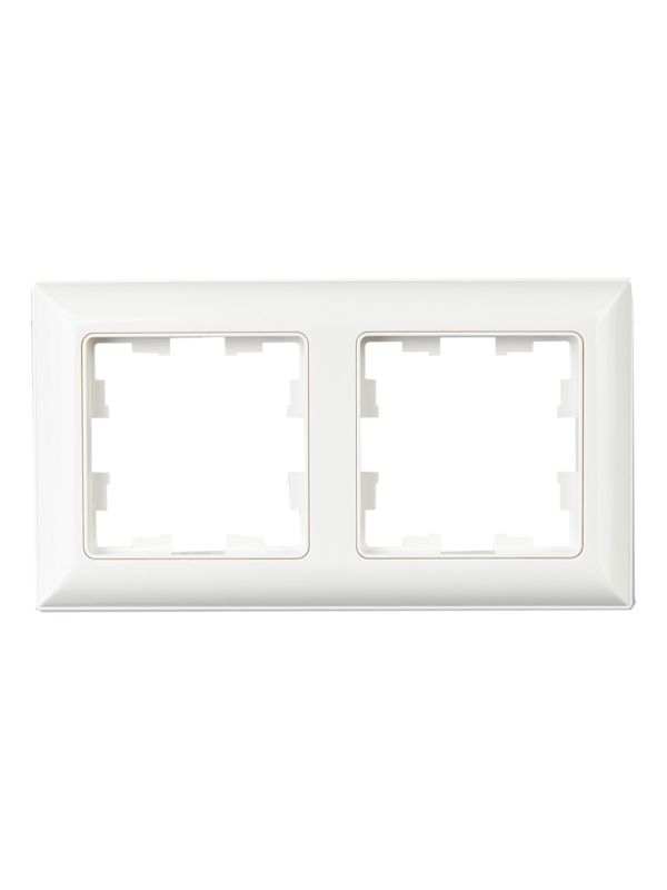 Рамка 2-м BRITE РУ-2-Бр бел./бел. IEK BR-M22-12-K01