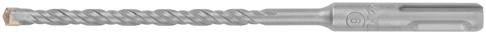 Бур по бетону SDS PLUS, Профи, W-образная вставка, двойная спираль, 6 х 160 мм