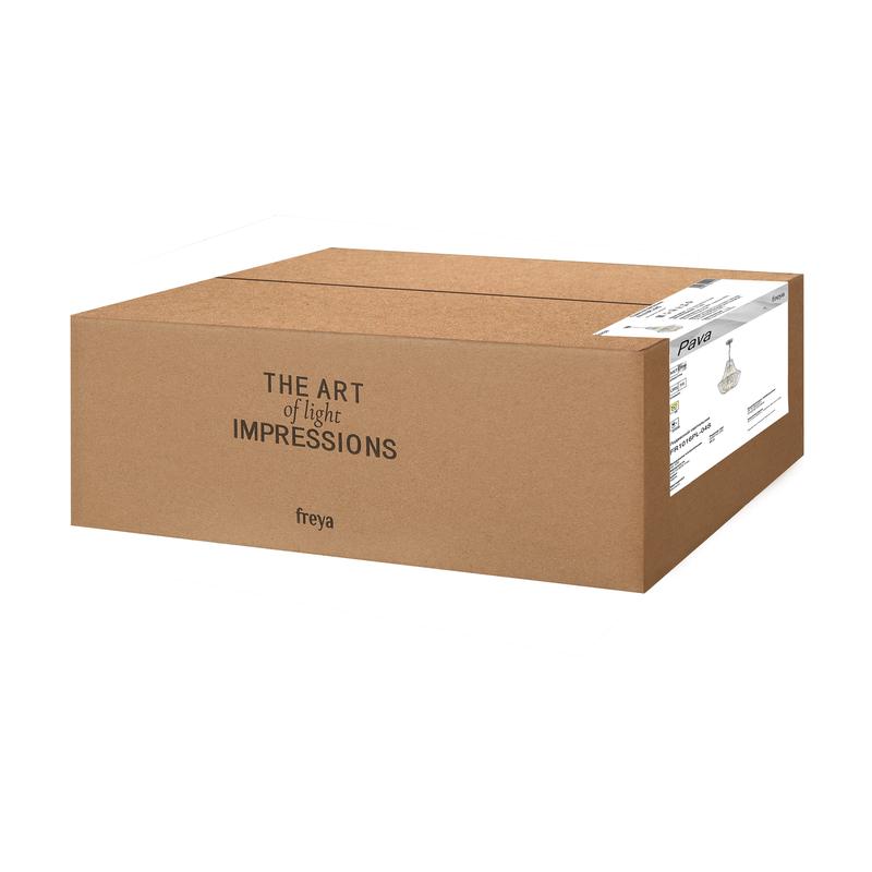 Светильник подвесной Pava 4х60Вт E14 IP20 Freya FR1016PL-04S