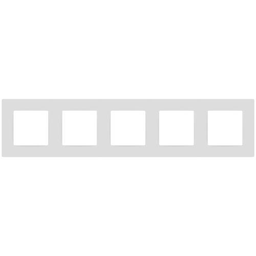 Рамка 5-м 12-5205-01М Классик бел. матов. Эра Б0067766