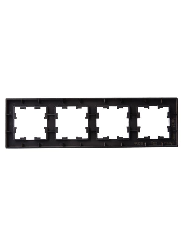 Рамка 4-м BRITE РУ-4-2-БрТБ стекло темн. бронза IEK BR-M42-G-K45