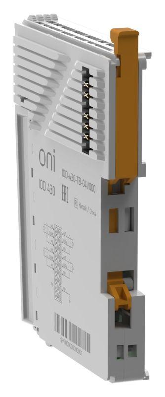 Модуль аналогового ввода IOD 430 4 сигнала напряжения ONI IOD-430-TB-04V000