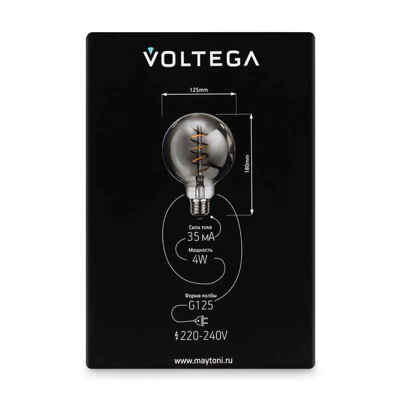 Лампа светодиодная филаментная Loft 271 G125 4Вт 3000К E27 Voltega 8519