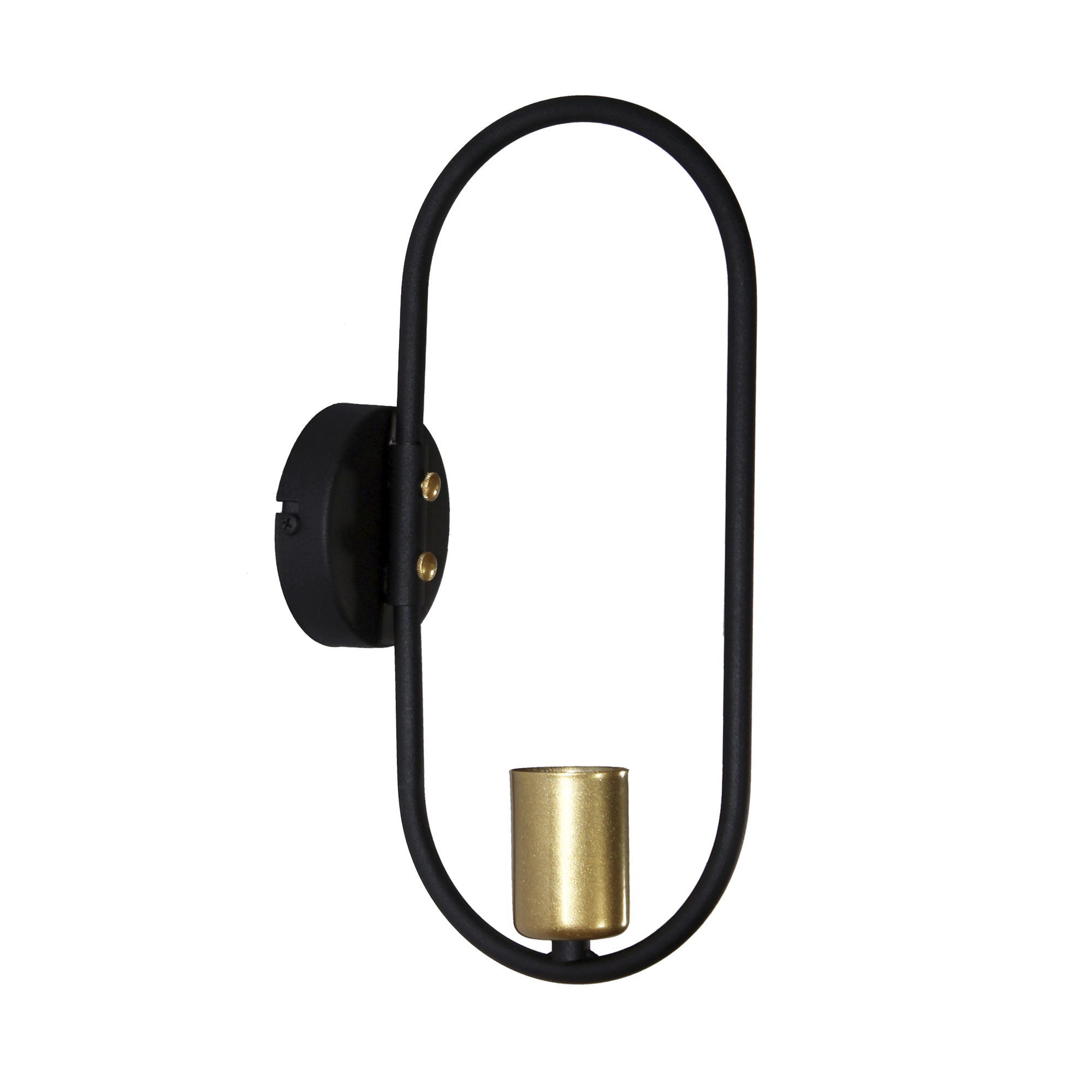 Светильник настенный Солей 511 черн.зол. НББ 01-60-187 Е27