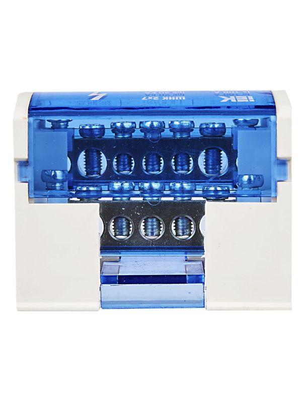 Шина на DIN-рейку в корпусе (кросс-модуль) ШНК 2х7 L+PEN IEK YND10-2-07-100