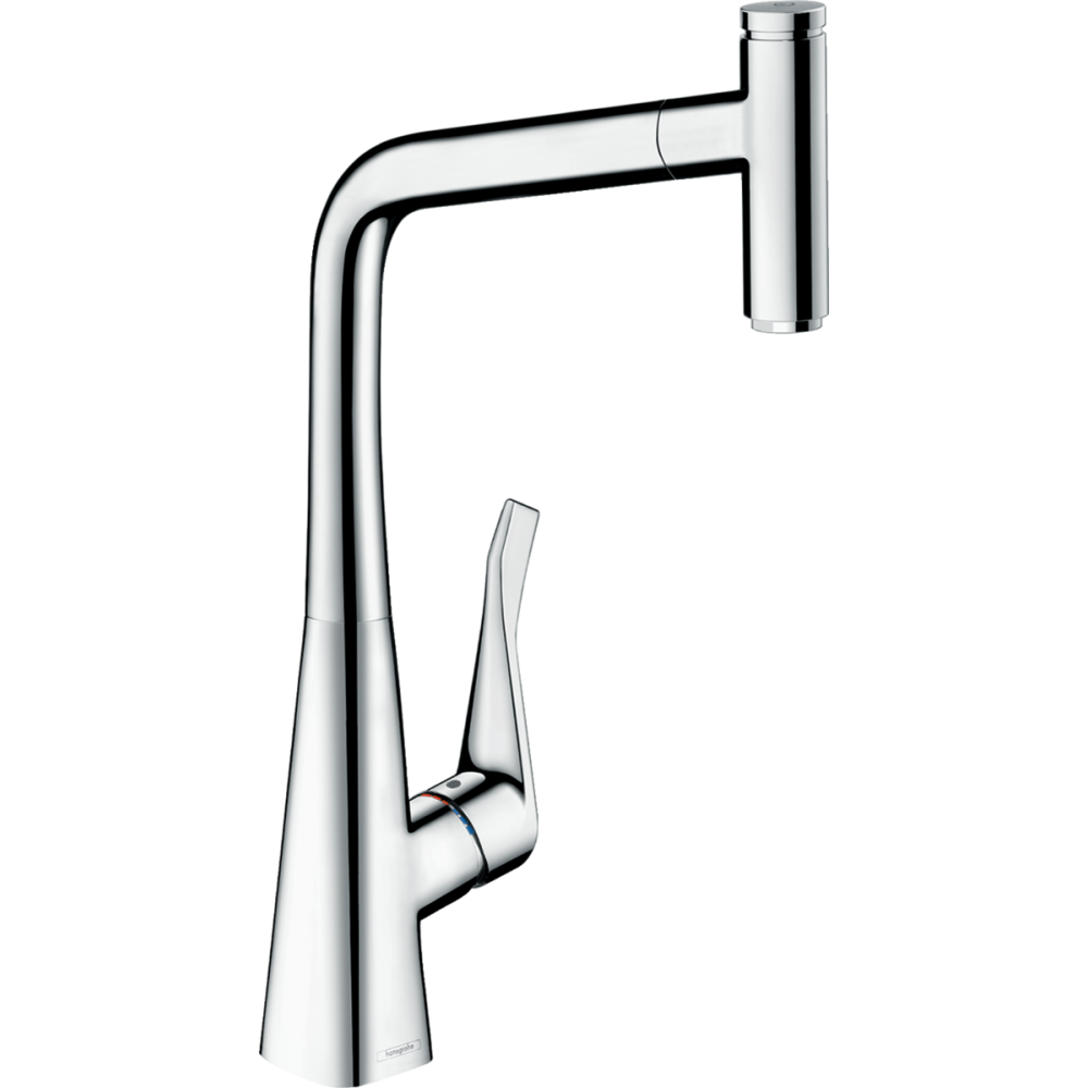 Смеситель Hansgrohe Metris Select 14884000 для кухни с выдвижной лейкой