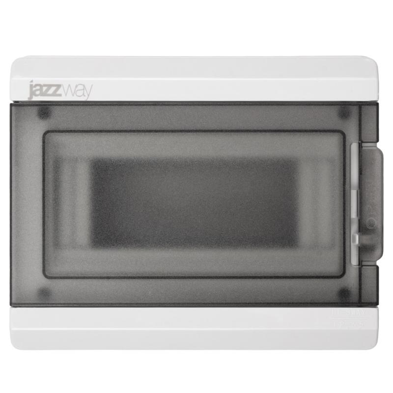 Бокс модульный накладной PDB/W 3008 GR (ЩРН-ПГ- 8) IP65 пластик. Pro JazzWay 5071988
