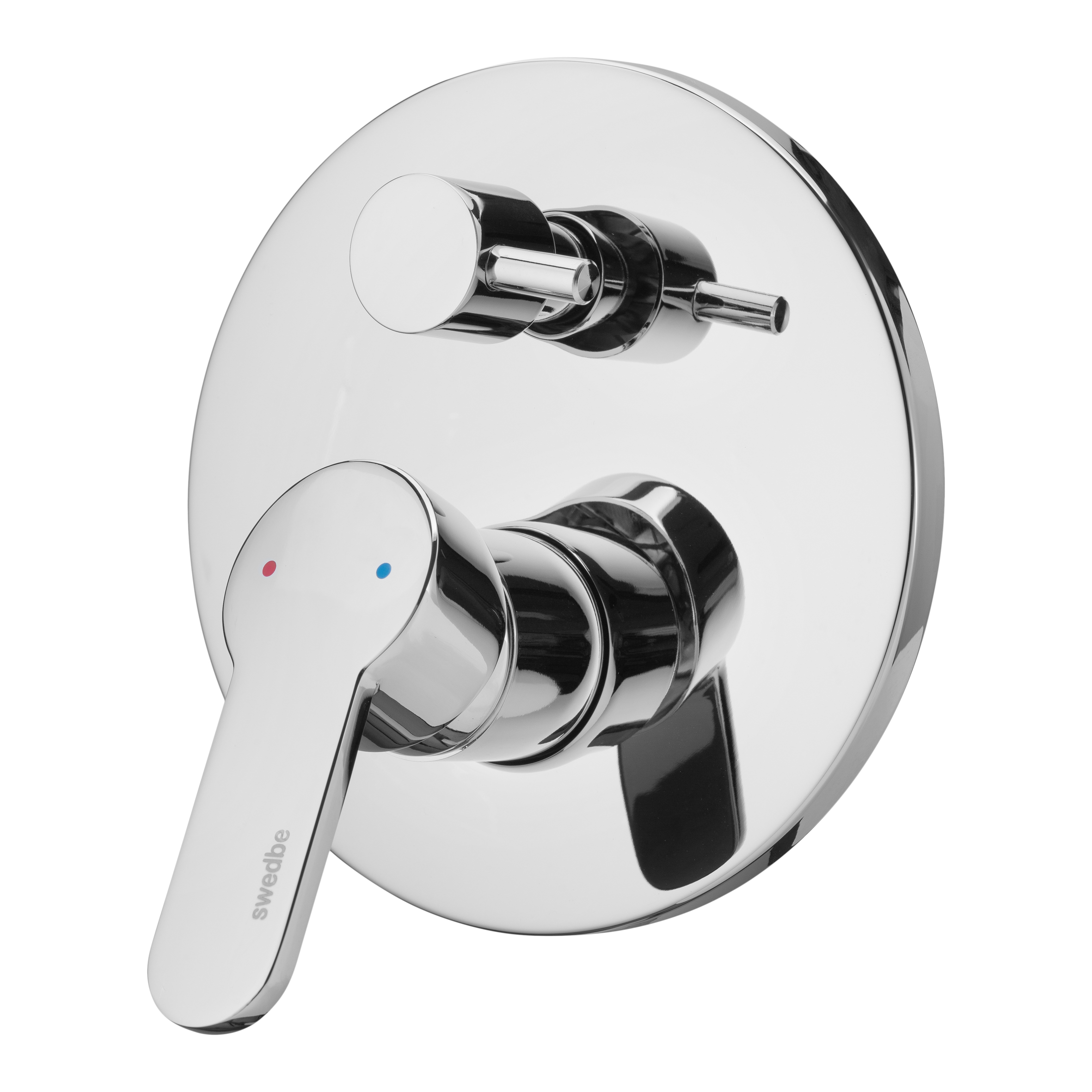 Смеситель встраиваемый подключение на 2 выхода Swedbe Platta 5514