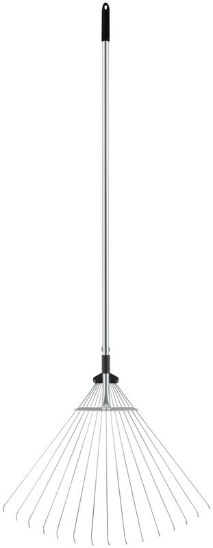 Грабли веерные регулируемые телескопические 15 зубьев 180-630мм длина 1200-1540мм FIT 77007