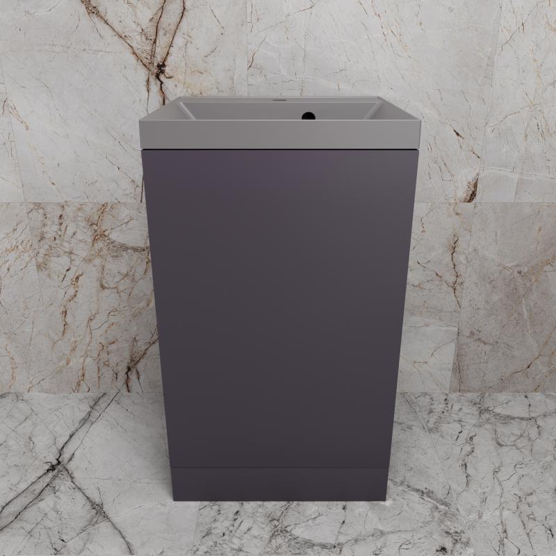 Тумба напольная "МОНО 50" под ASTI 50, графит нубук