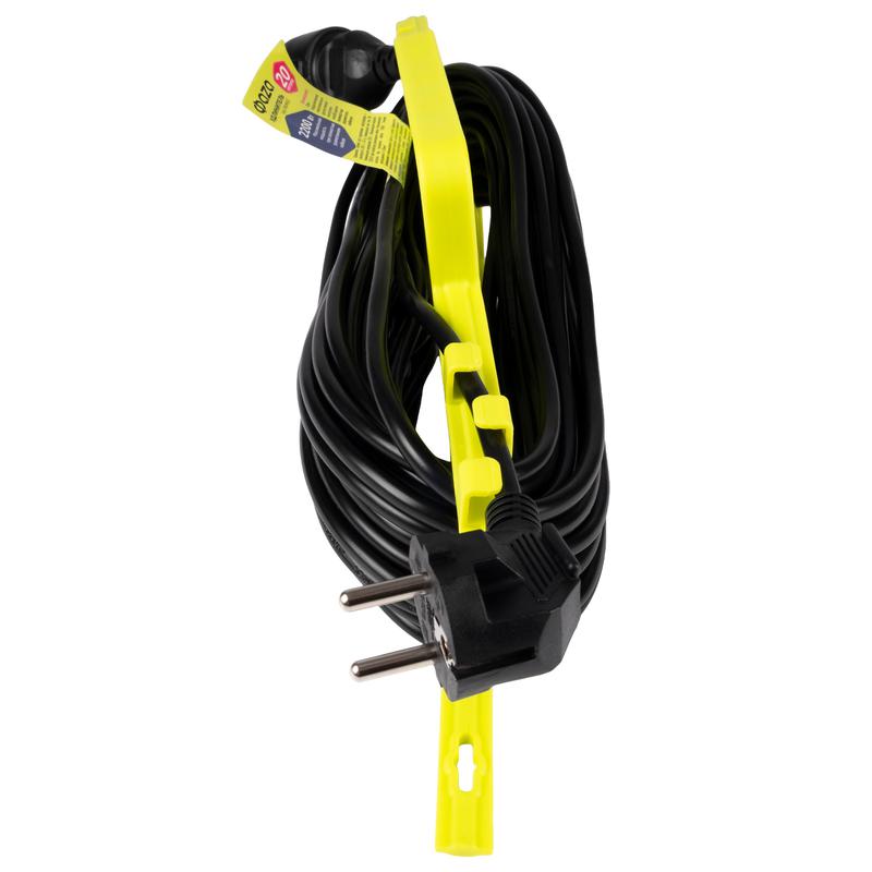 Удлинитель-шнур на рамке 1х20м с заземл. CSG100-2000 ФАZА 5063884