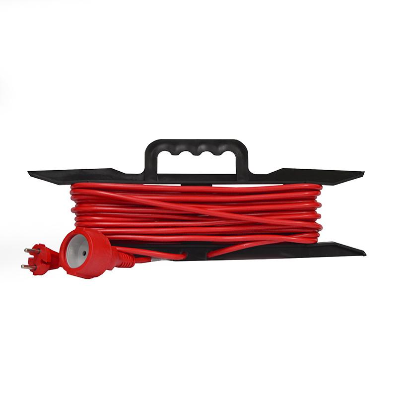 Удлинитель-шнур на рамке 1х20м без заземл. 16А IP20 3.5кВт ПВС 2х1.5 DOMTOK 2403