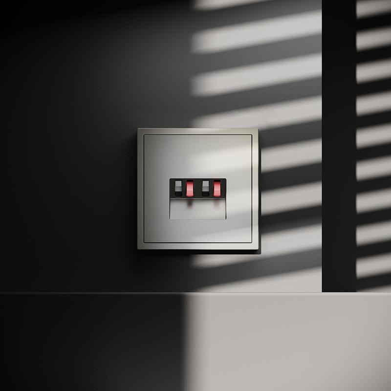 Розетка акустическая 4-м СП S70 механизм шелк Voltum VLS060304