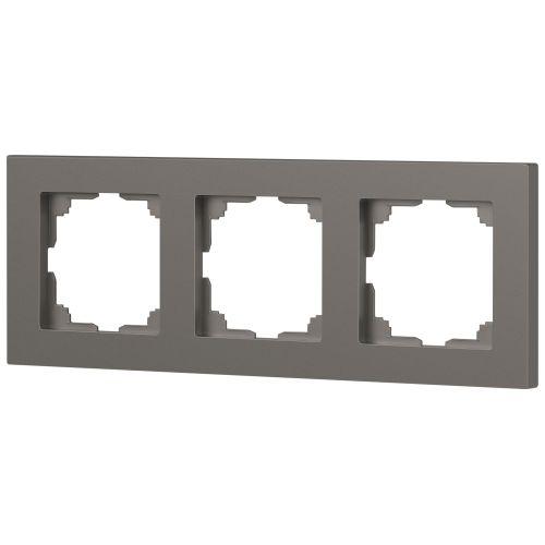 Рамка 3-м СП Accent 6-503-09 титан Intro Б0063793